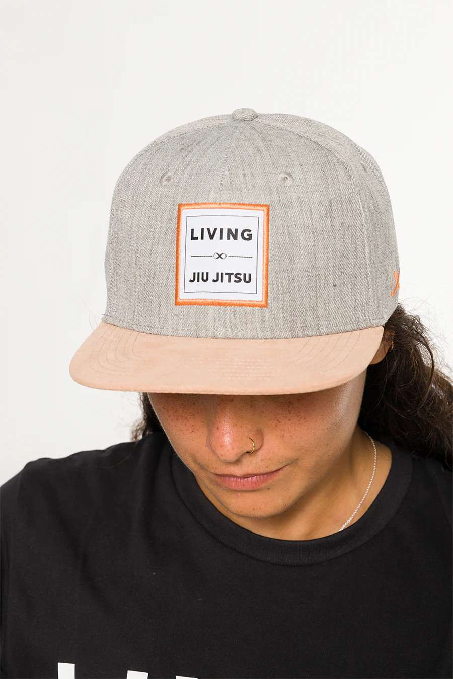Boné Snapback Feminino Living Jiu Jitsu BRAUS - imagem 4