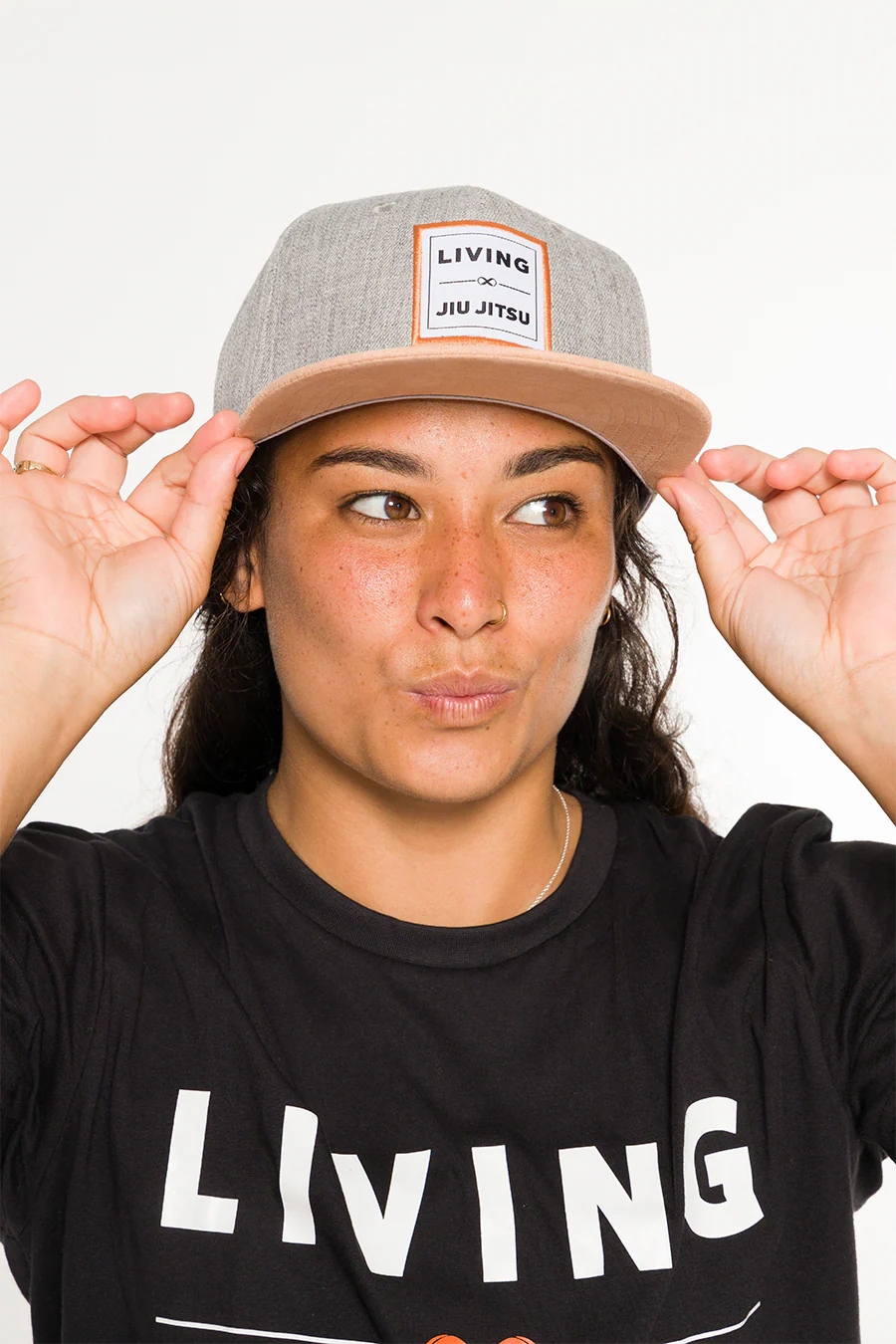 Boné Snapback Feminino Living Jiu Jitsu BRAUS - imagem 5