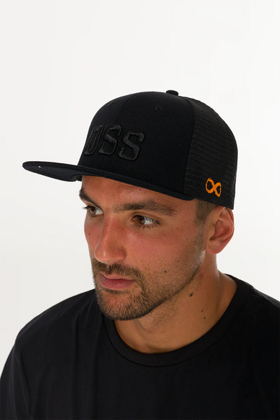 Boné OSS Trucker Snapback preto BRAUS Fight - imagem 2