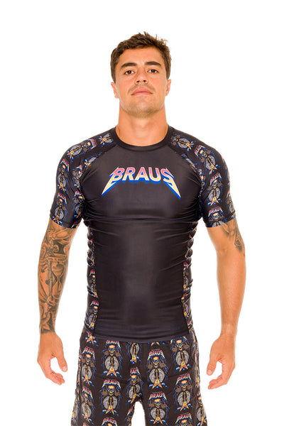 Rash Guard Rock and Roll Manga Curta