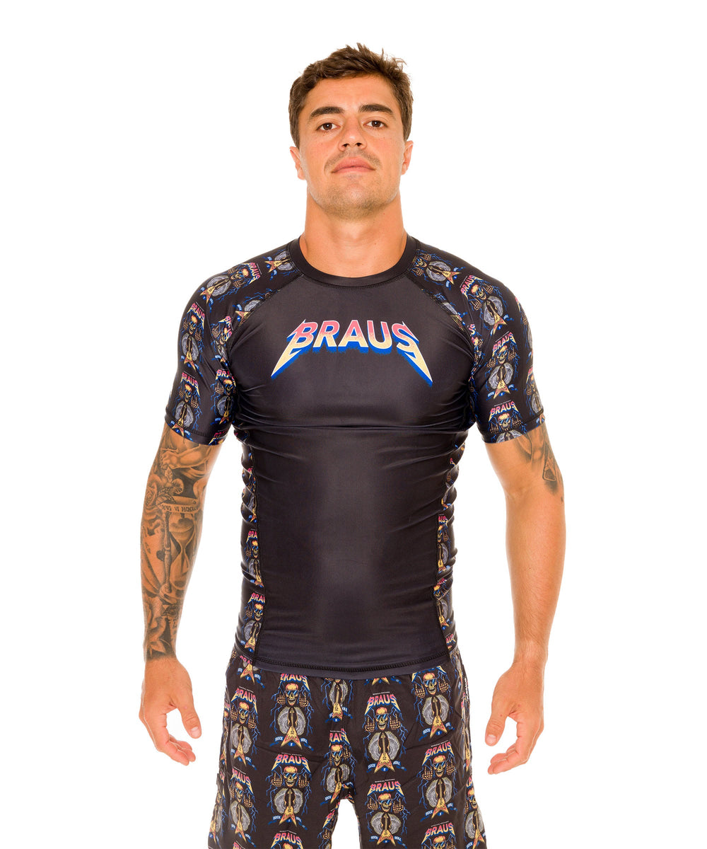 Rash Guard Rock and Roll Manga Curta