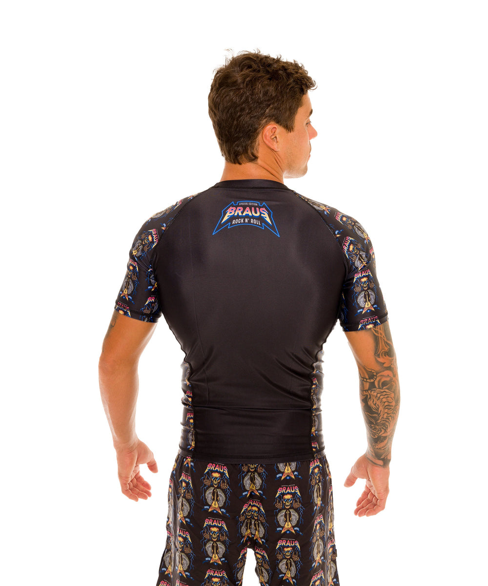 Rash Guard Rock and Roll Manga Curta