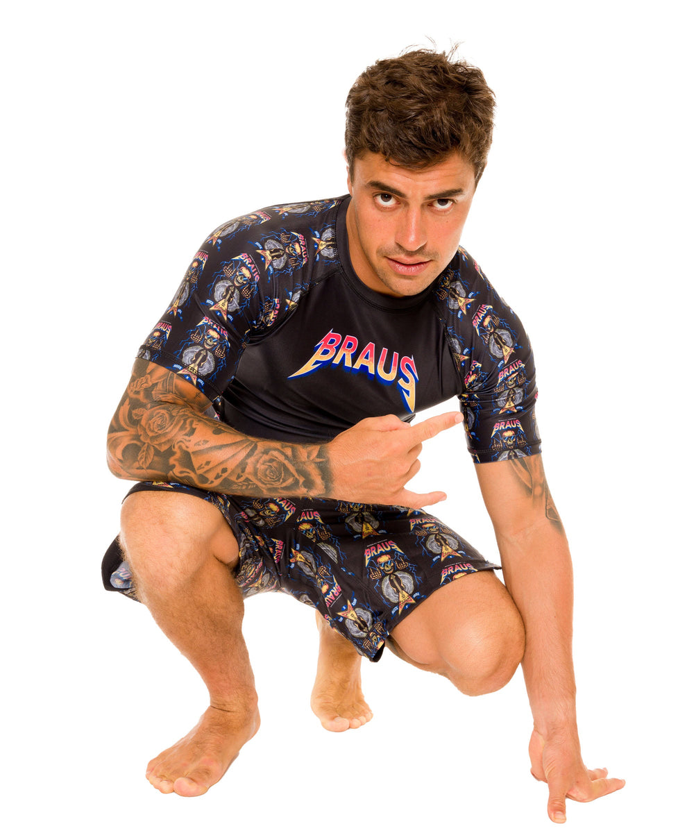 Rash Guard Rock and Roll Manga Curta