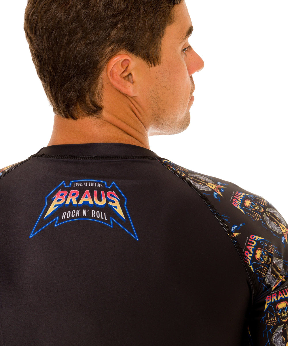 Rash Guard Rock and Roll Manga Curta