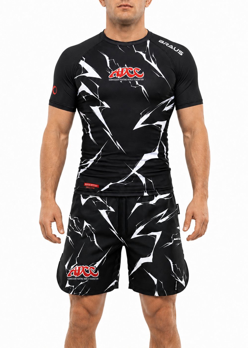 Shorts ADCC Lightning No Gi Preto Adulto - imagem 2