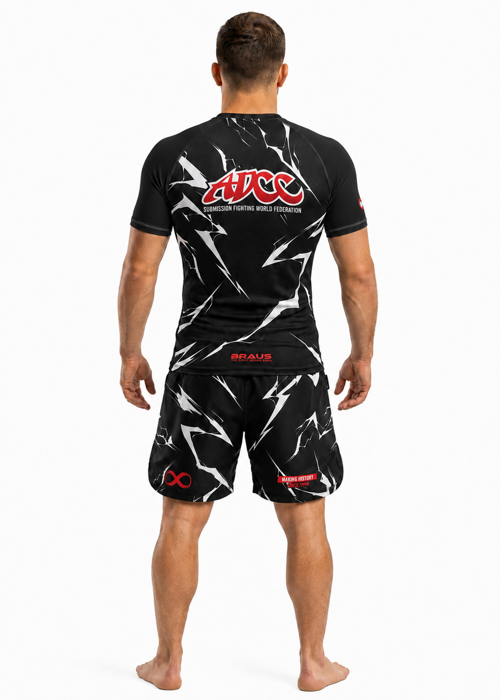 Shorts ADCC Lightning No Gi Preto Adulto - imagem 3