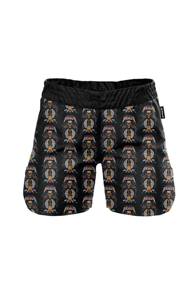 Braus Fight Brasil Shorts Rock and Roll Preto