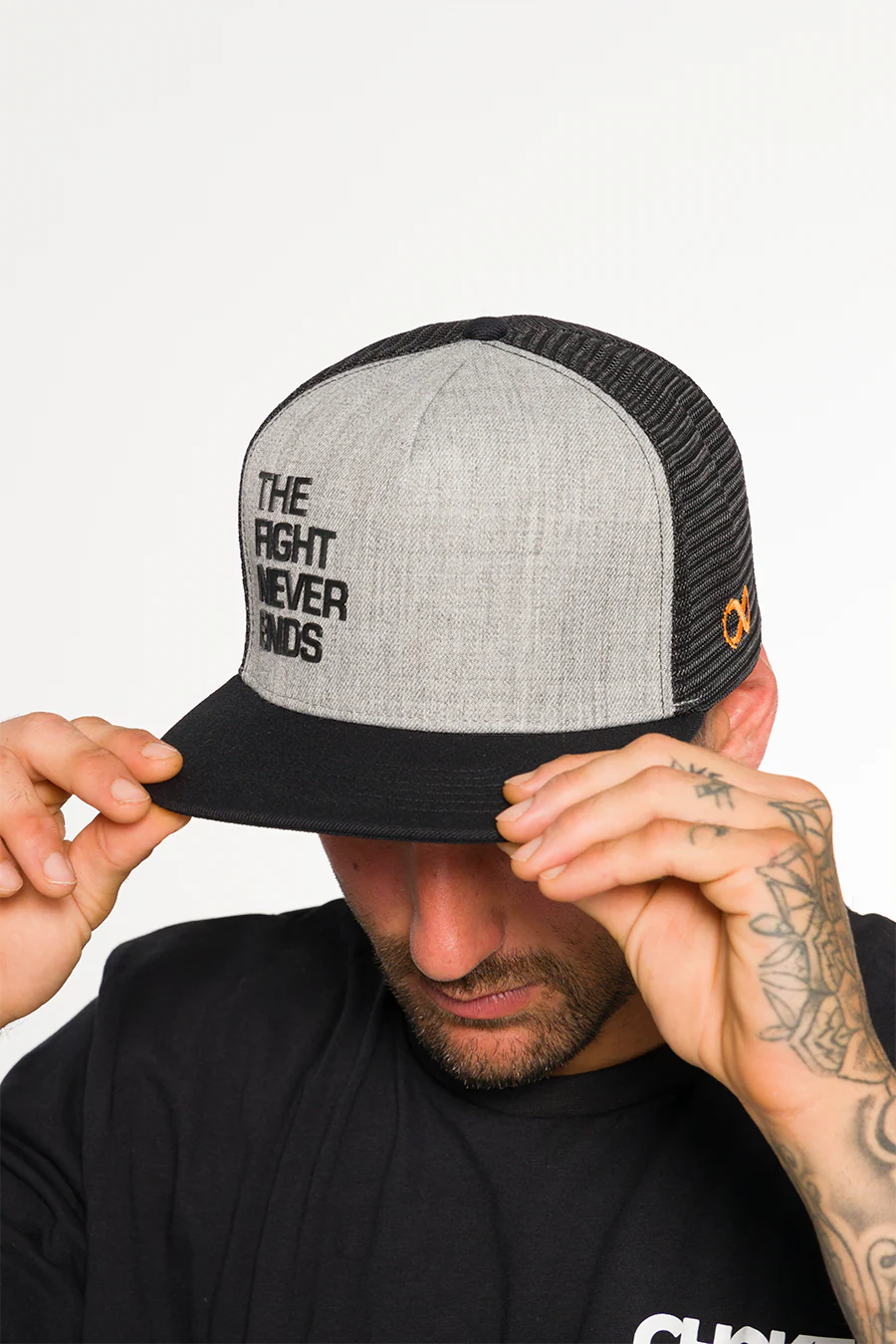 Boné Trucker Snapback The Fight Never Ends BRAUS - imagem 2